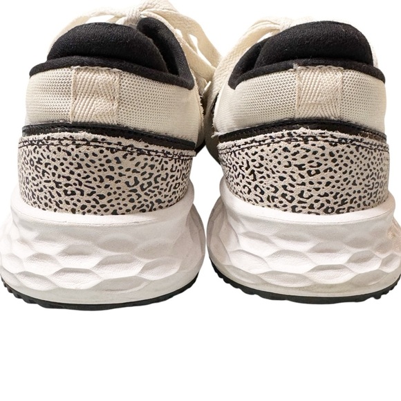 NEW BALANCE Women's Fresh Foam X70 Leopard Neutral Tan Cream Casual Sneakers - Picture 8 of 10